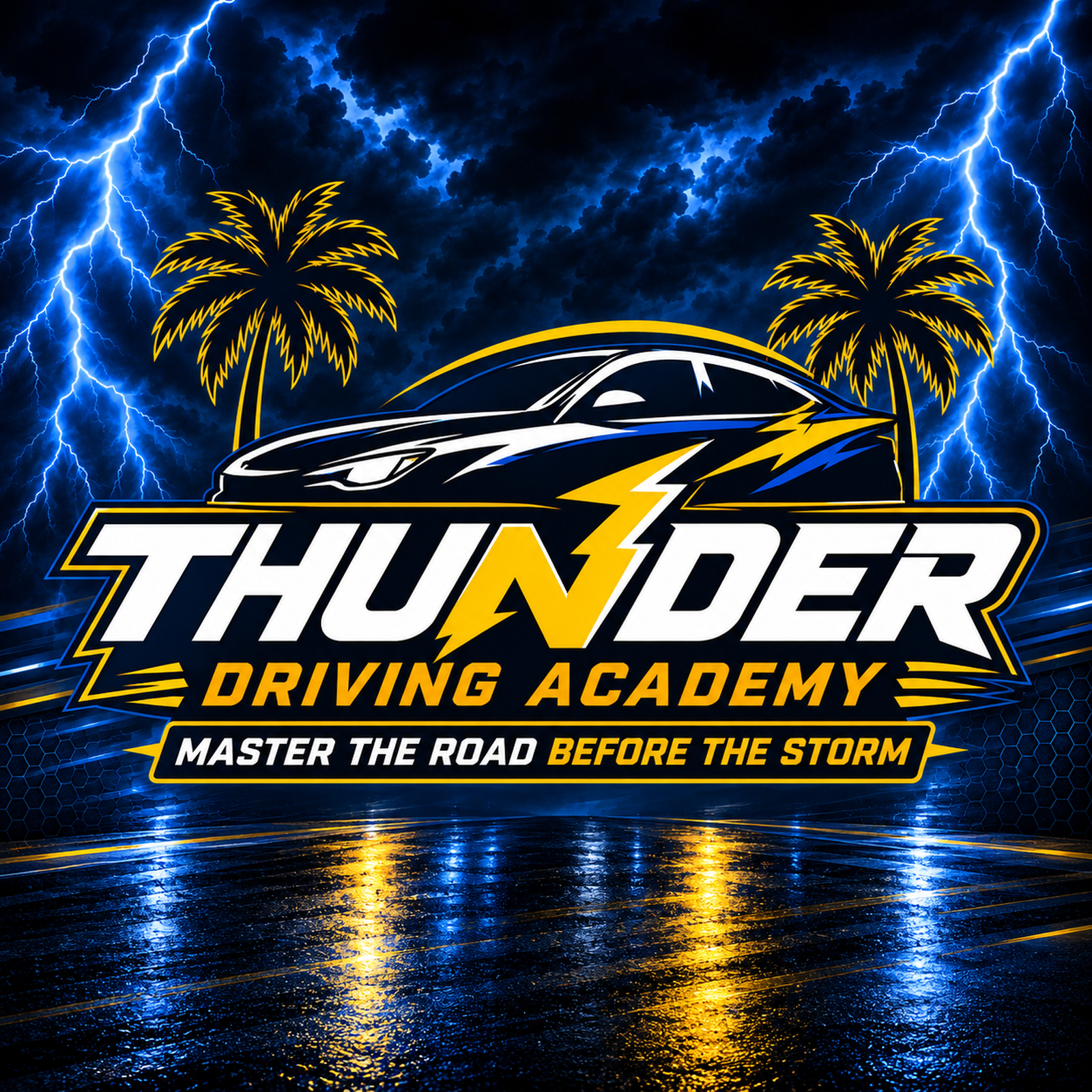 Thunder Driving Academy logo